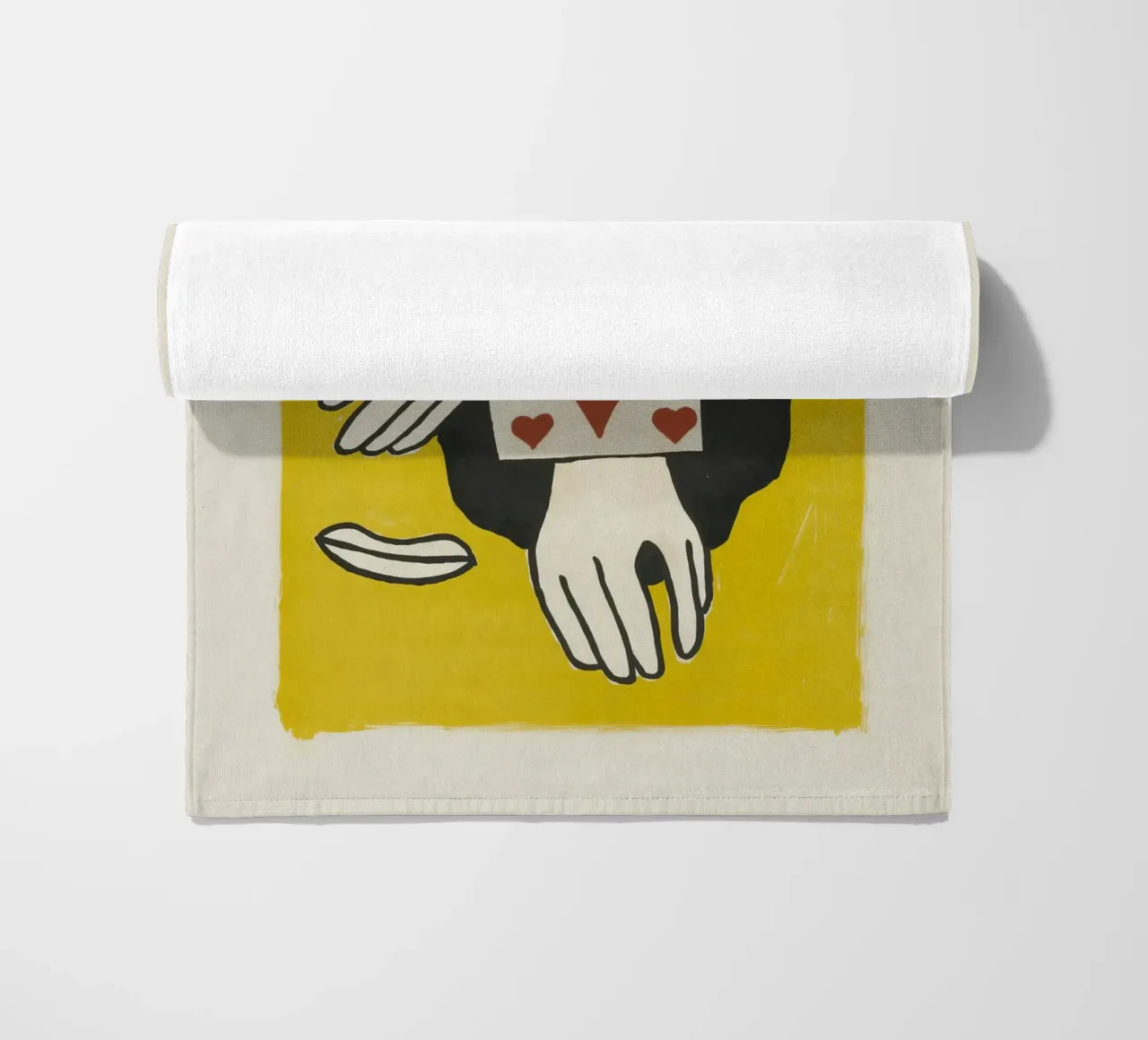 Fernand Léger Circus: Kaarttruc & kubistische ogen, moderne print strandhanddoek van NorwesClub