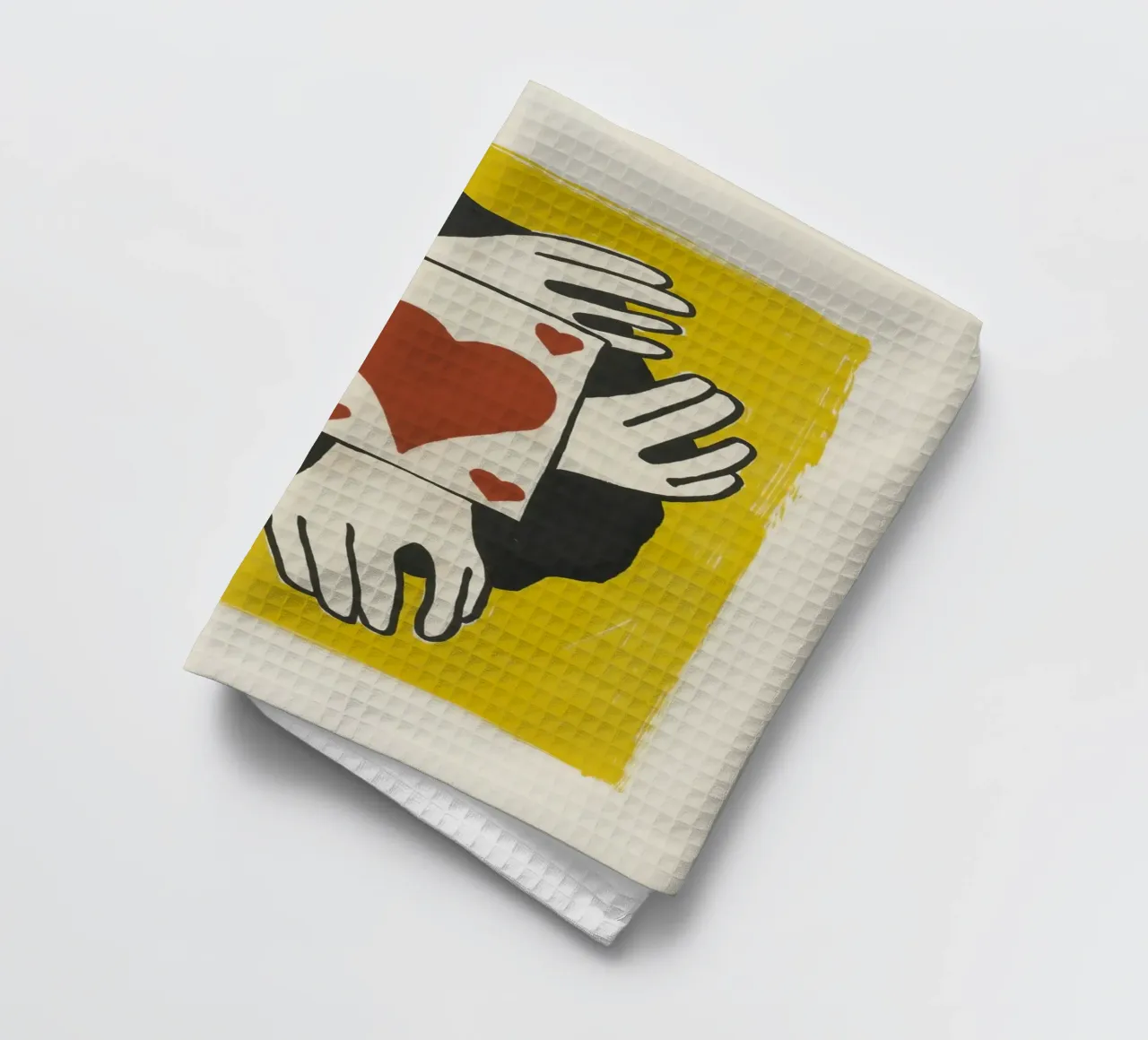 Fernand Léger Circus: Kaarttruc & kubistische ogen, moderne print theedoek van NorwesClub