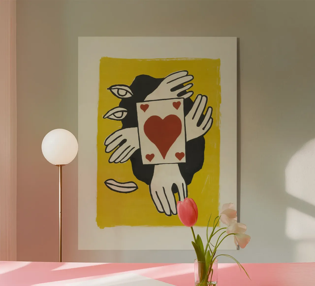Fernand Léger Circus: Kaarttruc & kubistische ogen, moderne print acryl van NorwesClub