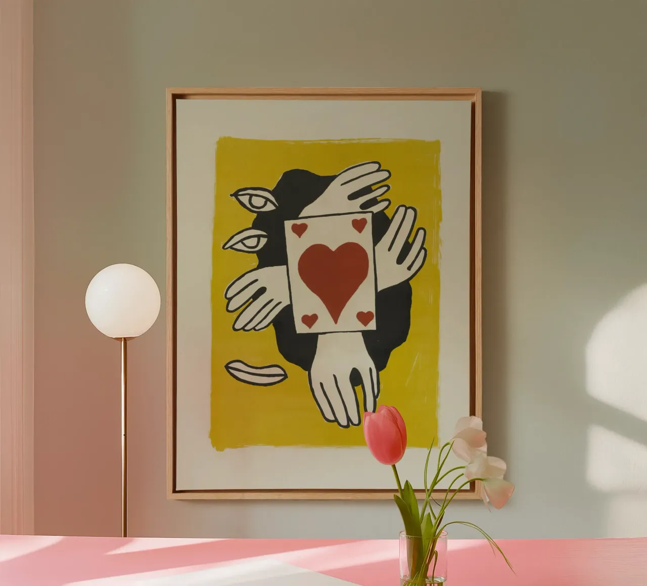 Fernand Léger Circus: Kaarttruc & kubistische ogen, moderne print canvas van NorwesClub