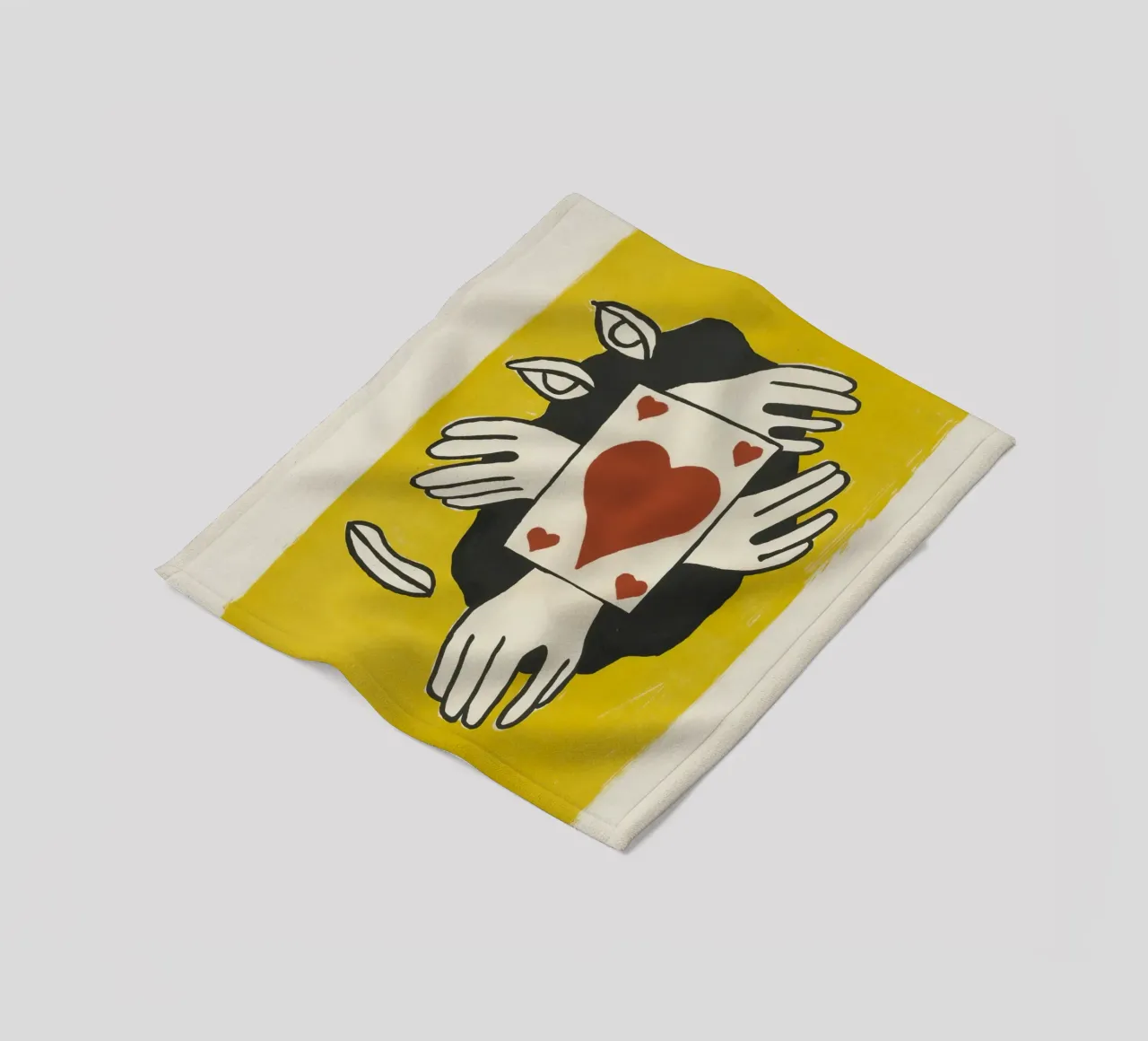 Fernand Léger Circus: Kaarttruc & kubistische ogen, moderne print fleecedeken van NorwesClub