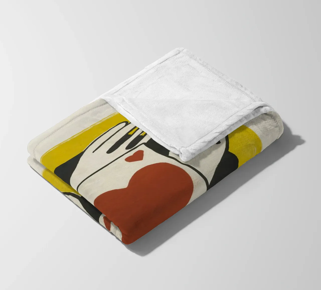 Fernand Léger Circus: Kaarttruc & kubistische ogen, moderne print fleecedeken van NorwesClub
