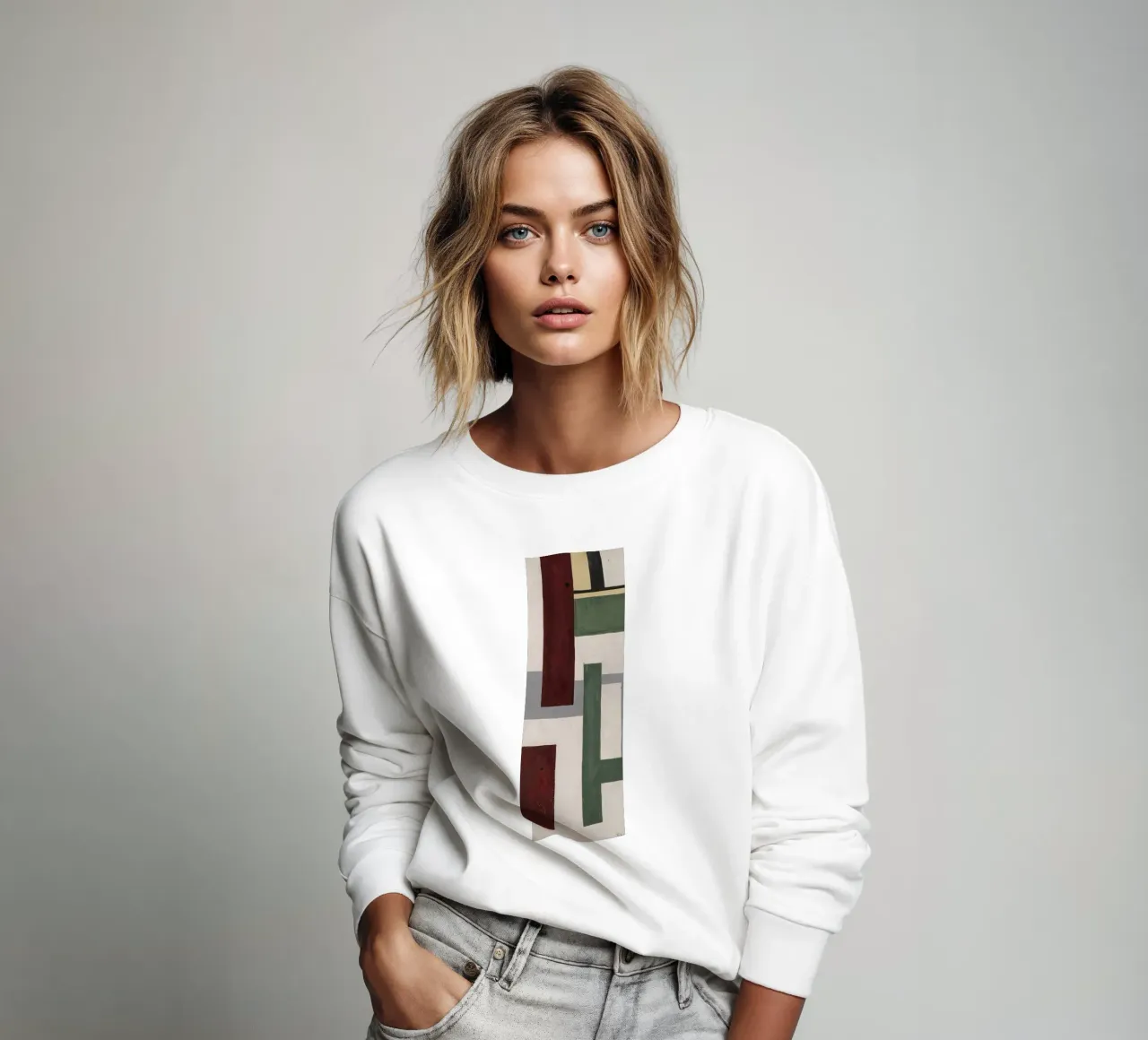 Fernand Léger: Geometric Mural Study, Cubist Abstract Print sweatshirt by NorwesClub