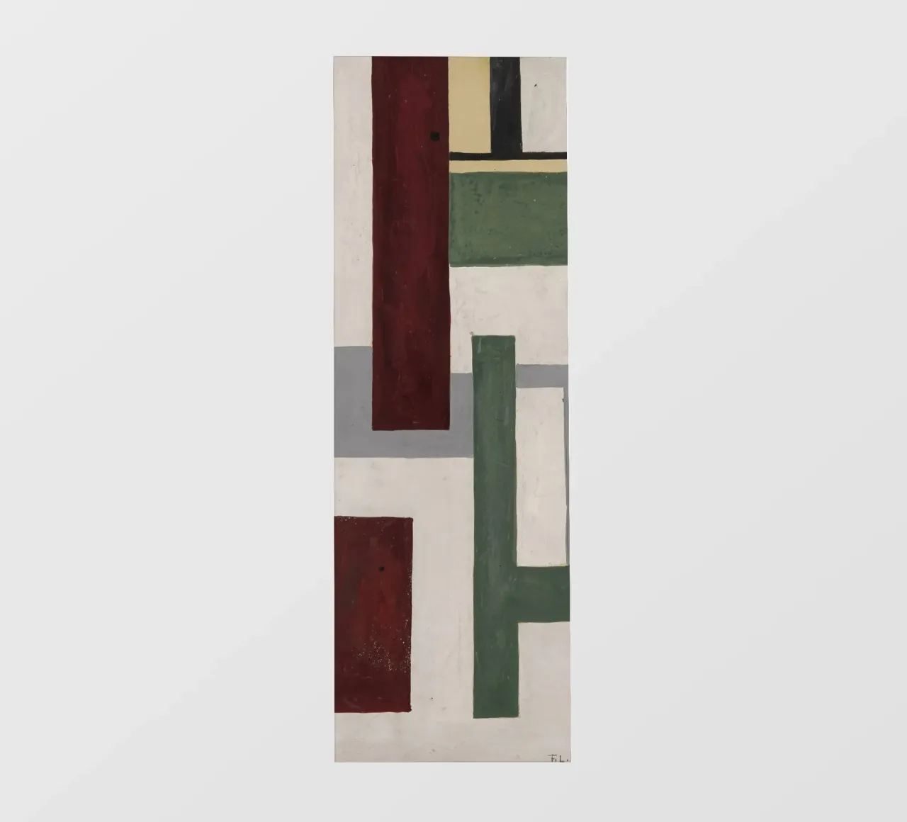 Fernand Léger: Geometric Mural Study, Cubist Abstract Print pvc cover by NorwesClub