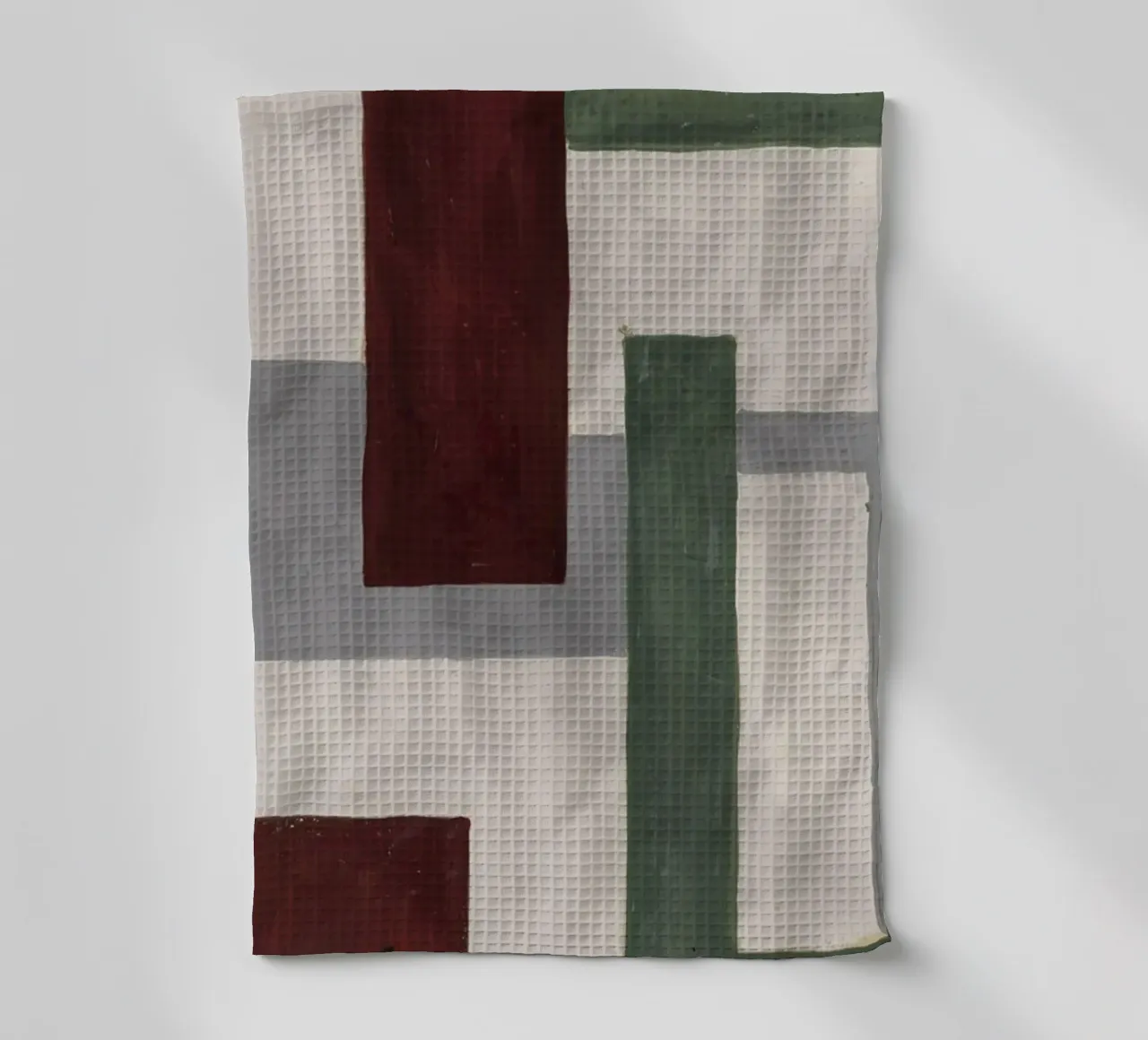 Fernand Léger: Geometric Mural Study, Cubist Abstract Print tea towel by NorwesClub