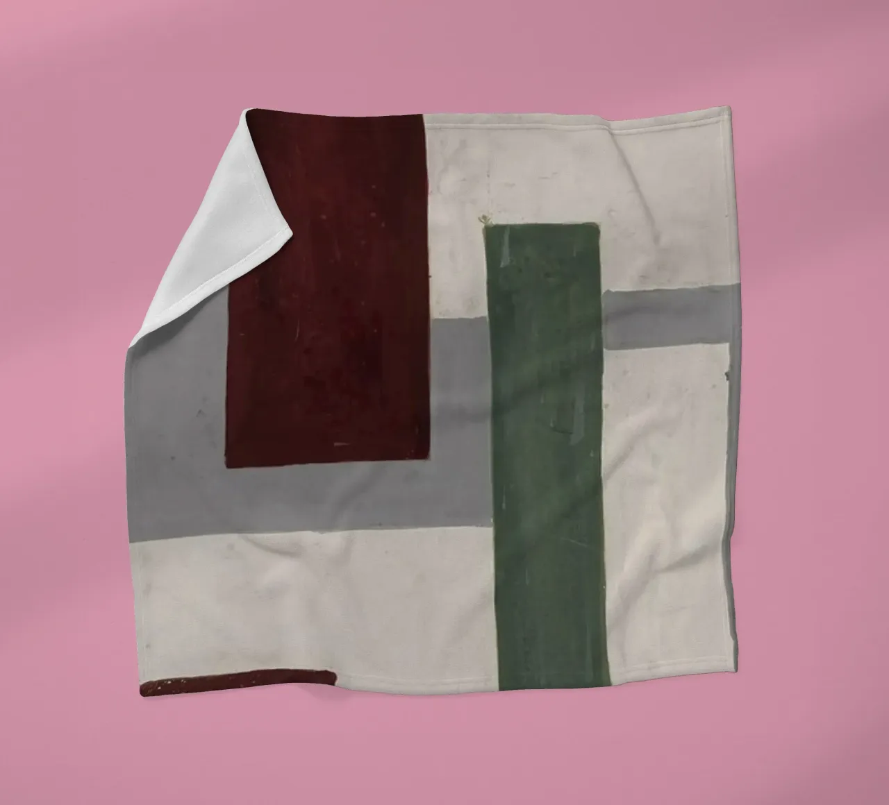 Fernand Léger: Geometric Mural Study, Cubist Abstract Print fleece blanket by NorwesClub