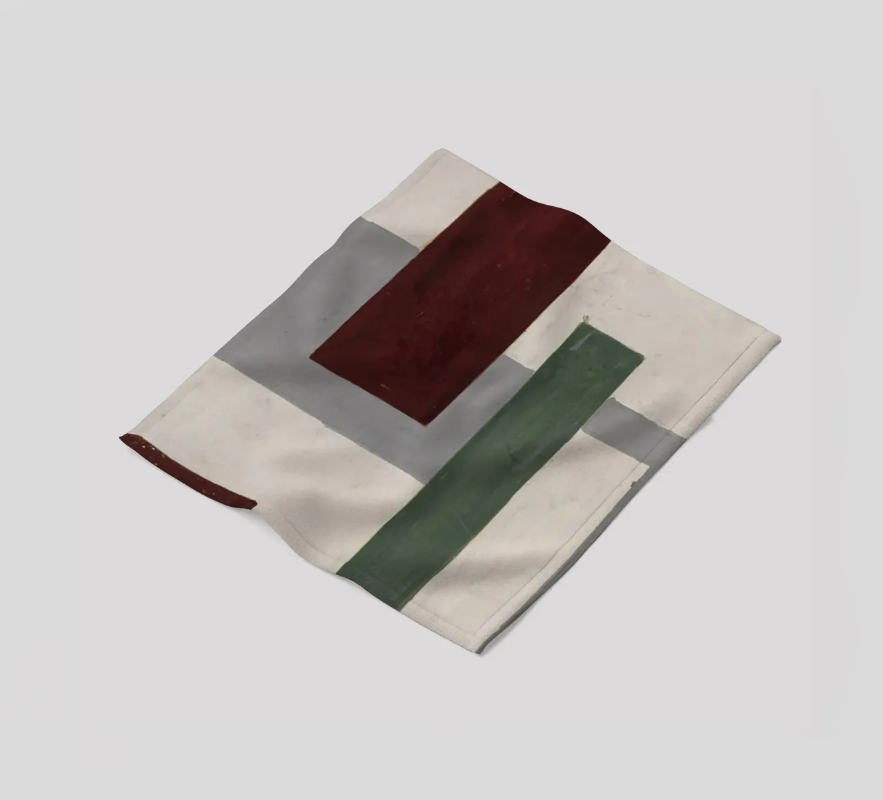 Fernand Léger: Geometric Mural Study, Cubist Abstract Print fleece blanket by NorwesClub