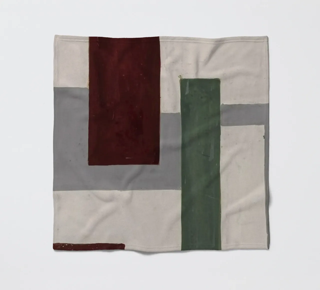 Fernand Léger: Geometric Mural Study, Cubist Abstract Print fleece blanket by NorwesClub