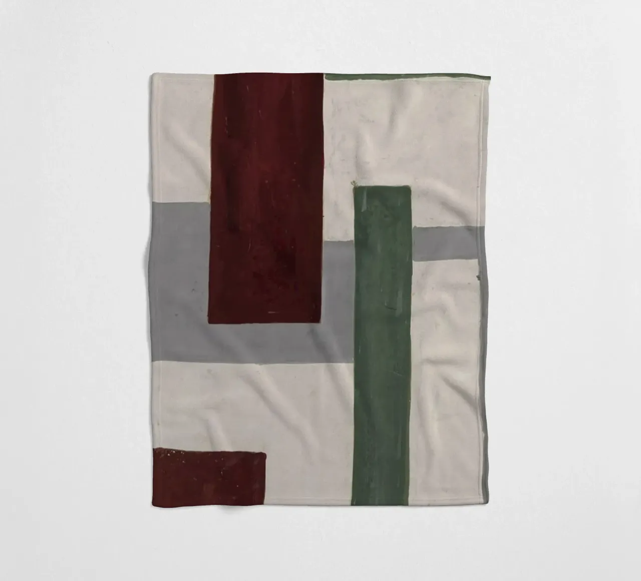 Fernand Léger: Geometric Mural Study, Cubist Abstract Print fleece blanket by NorwesClub