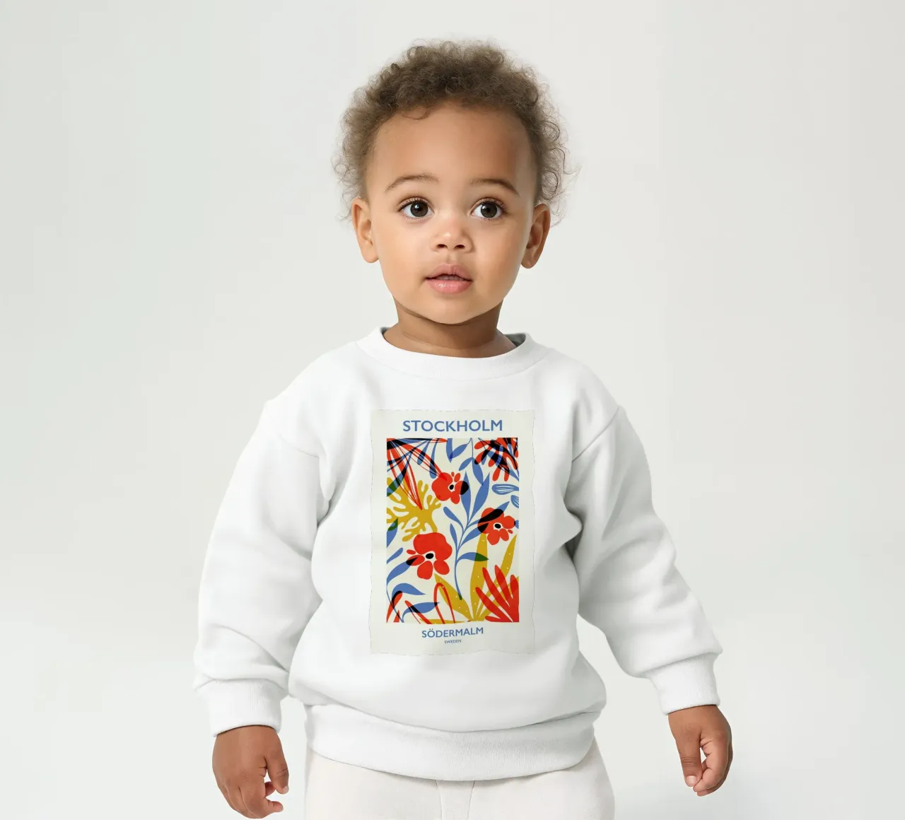 Södermalm baby sweatshirt by Pure