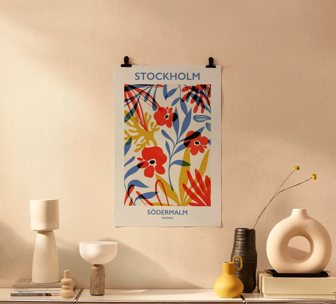 Södermalm poster van Pure