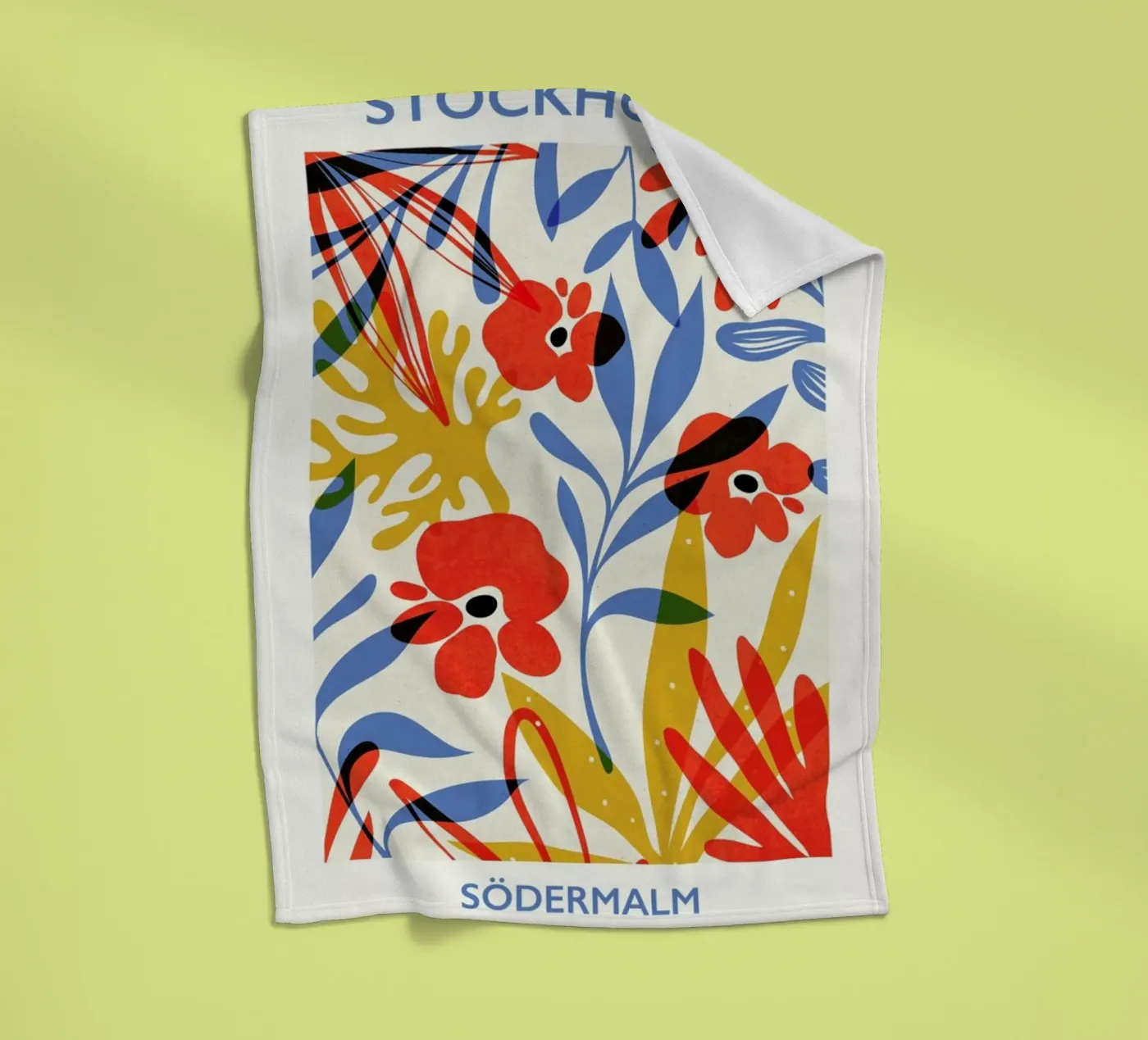 Södermalm fleece blanket by Pure