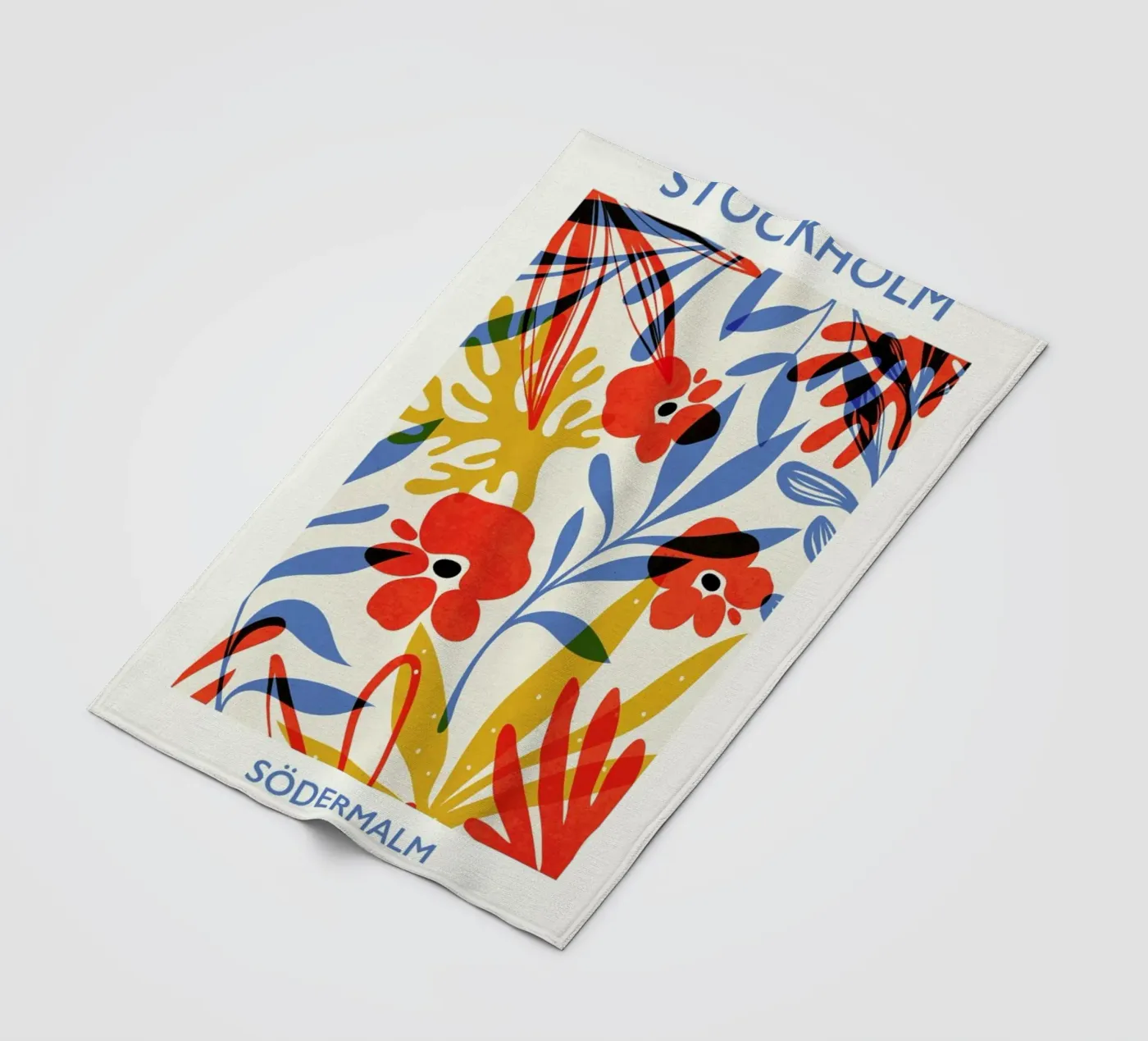 Södermalm fleece blanket by Pure