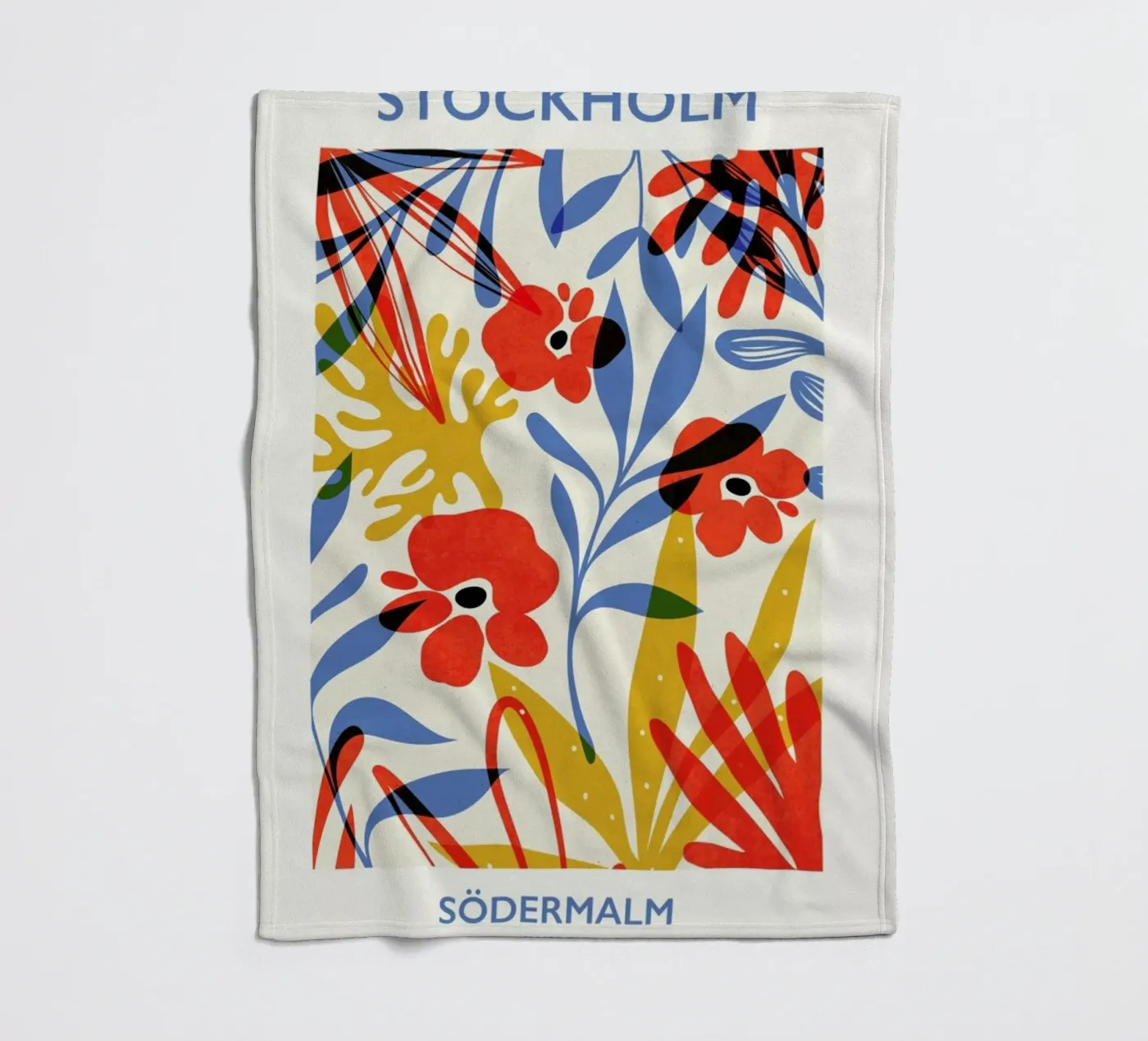 Södermalm fleece blanket by Pure