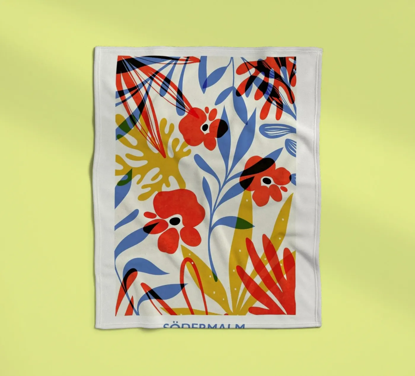 Södermalm fleece blanket by Pure