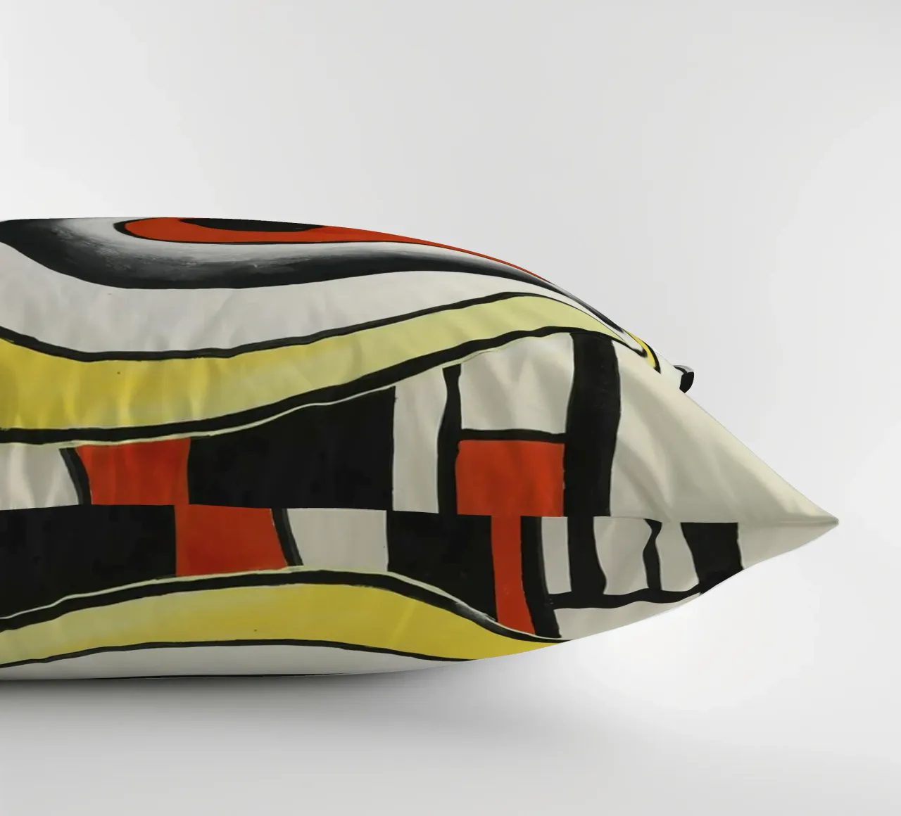 Fernand Léger: Dynamic Disks Mural Project, Abstract Art decorative cushion by NorwesClub