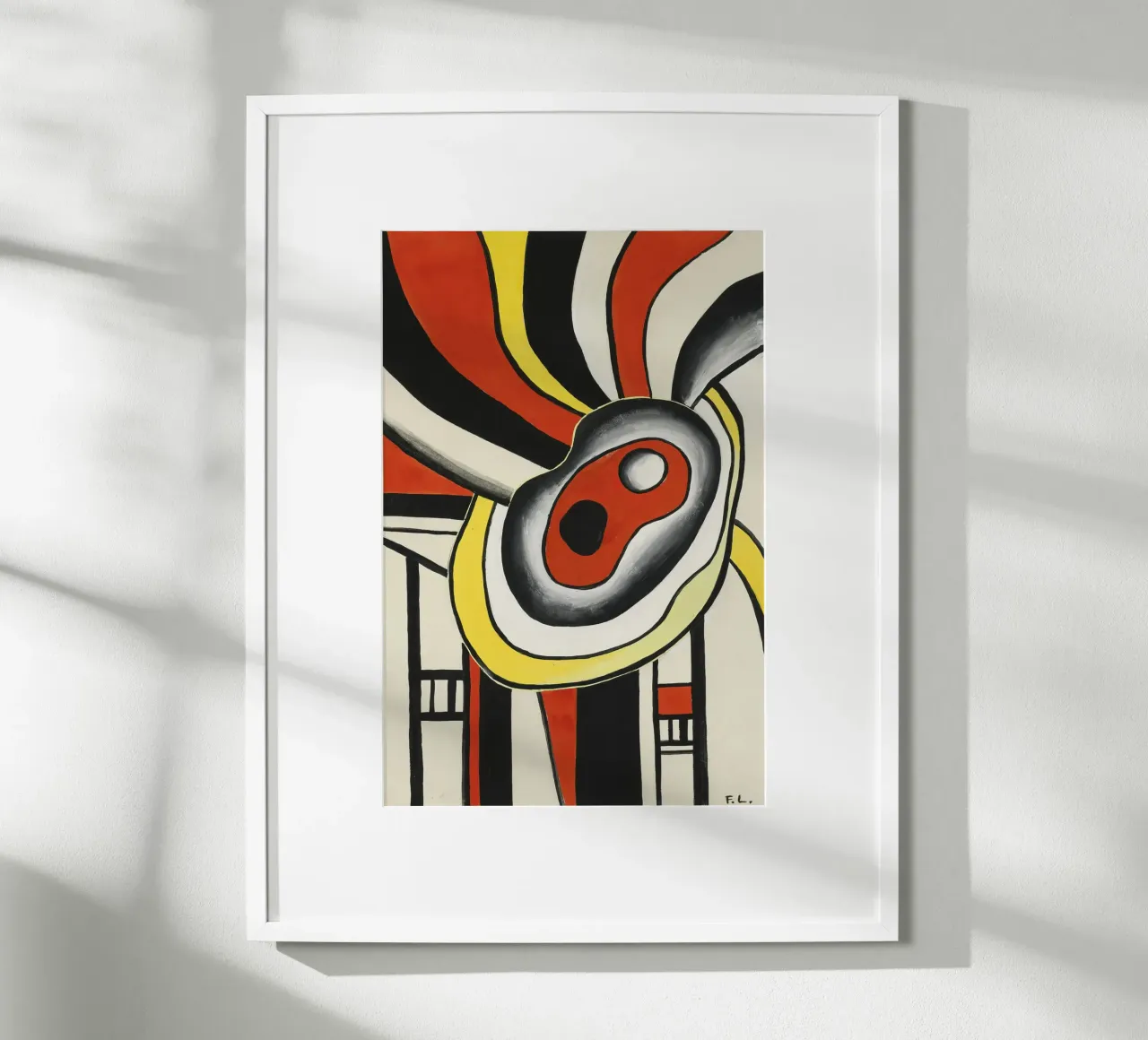 Fernand Léger: Dynamic Disks Mural Project, Abstrakte Kunst Poster von NorwesClub