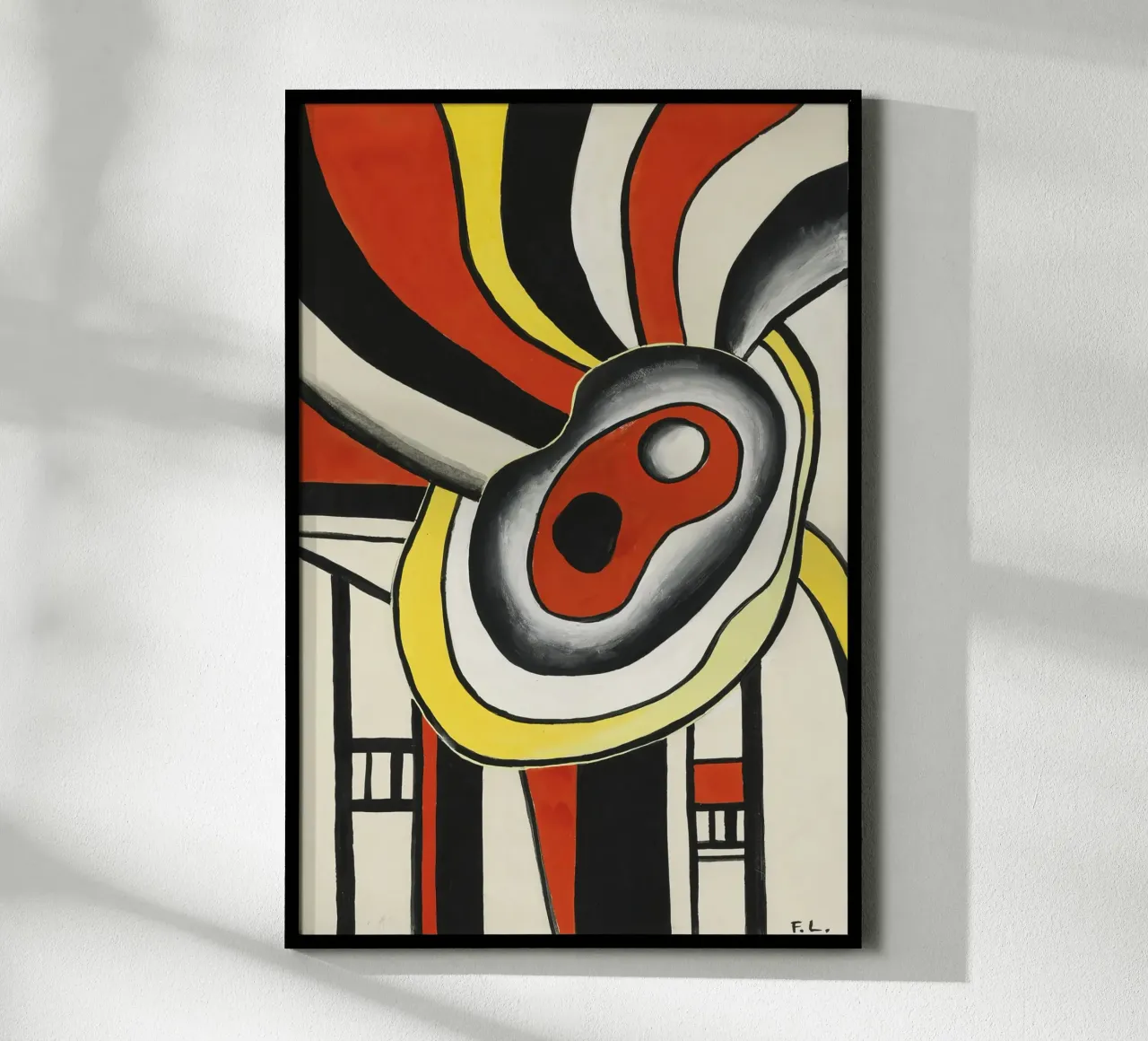 Fernand Léger: Dynamic Disks Mural Project, Abstrakte Kunst Poster von NorwesClub