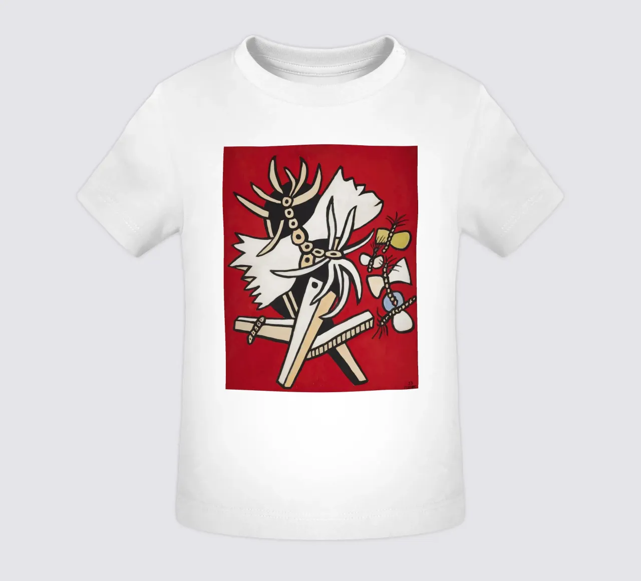 Fernand Léger: Butterflies & Insect, Abstract Nature Pop Art baby t-shirt by NorwesClub