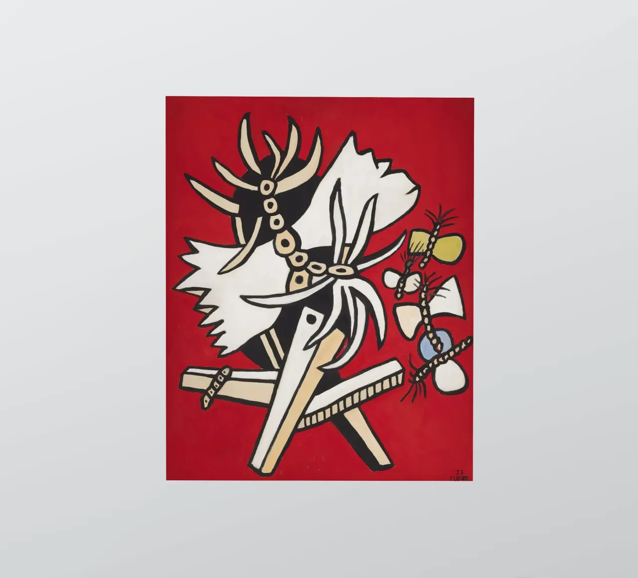 Fernand Léger : Butterflies & Insect, Abstract Nature Pop Art autocollant de NorwesClub