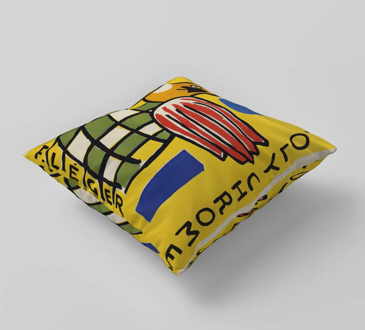Fernand Léger: Manifesto della mostra Sculture policrome, Pop cuscino da NorwesClub