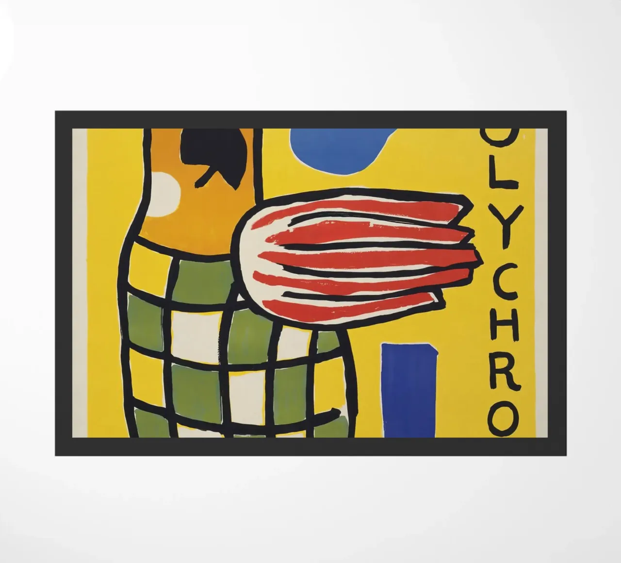 Fernand Léger: Manifesto della mostra Sculture policrome, Pop zerbino da NorwesClub