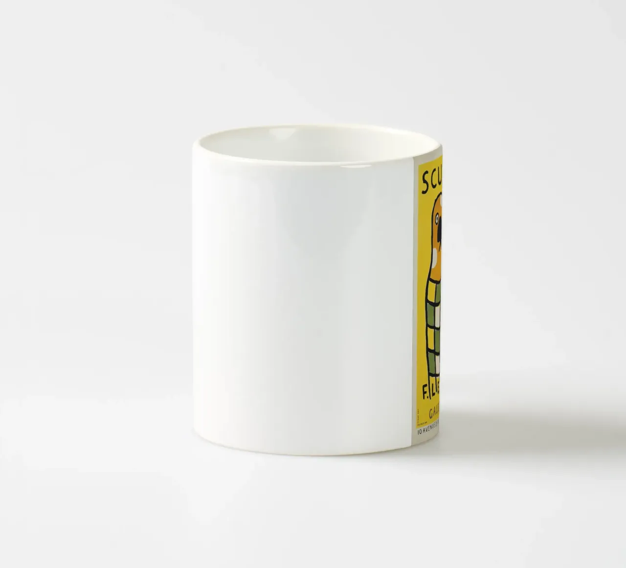 Fernand Léger: Manifesto della mostra Sculture policrome, Pop tazza in ceramica da NorwesClub