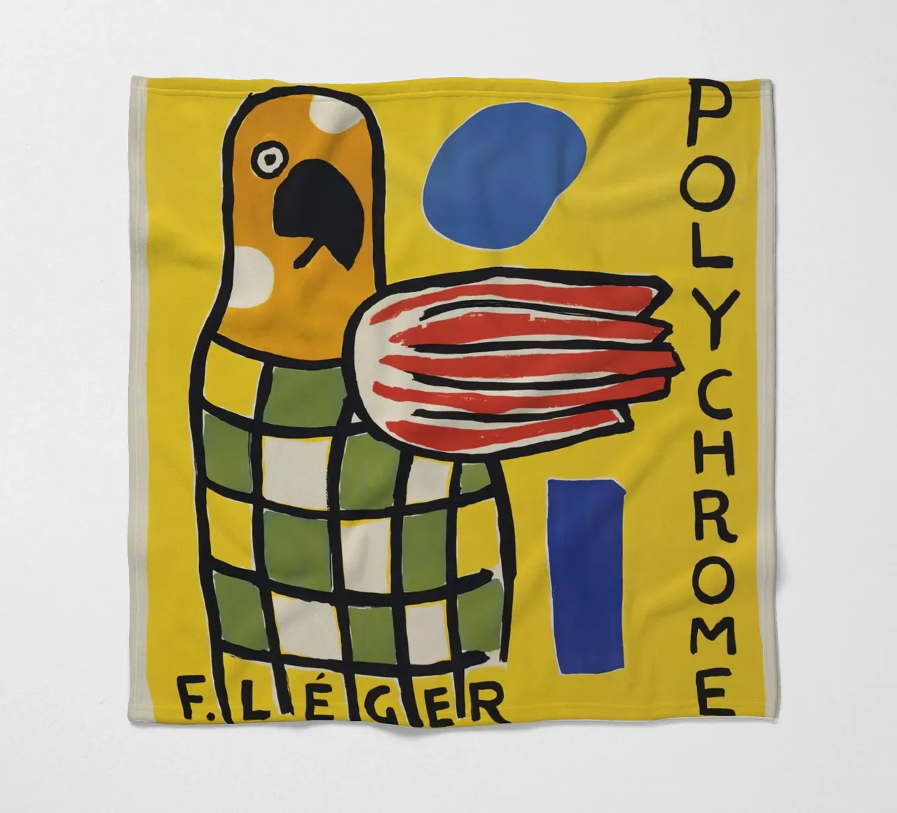Fernand Léger: Manifesto della mostra Sculture policrome, Pop coperta in pile da NorwesClub