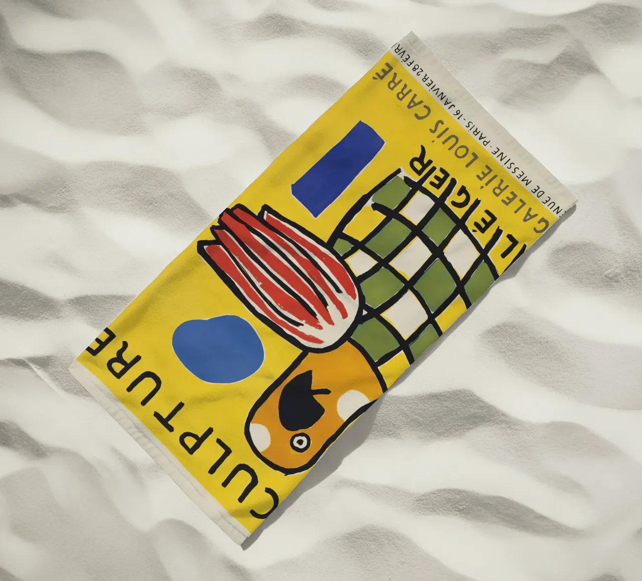 Fernand Léger: Manifesto della mostra Sculture policrome, Pop telo mare da NorwesClub