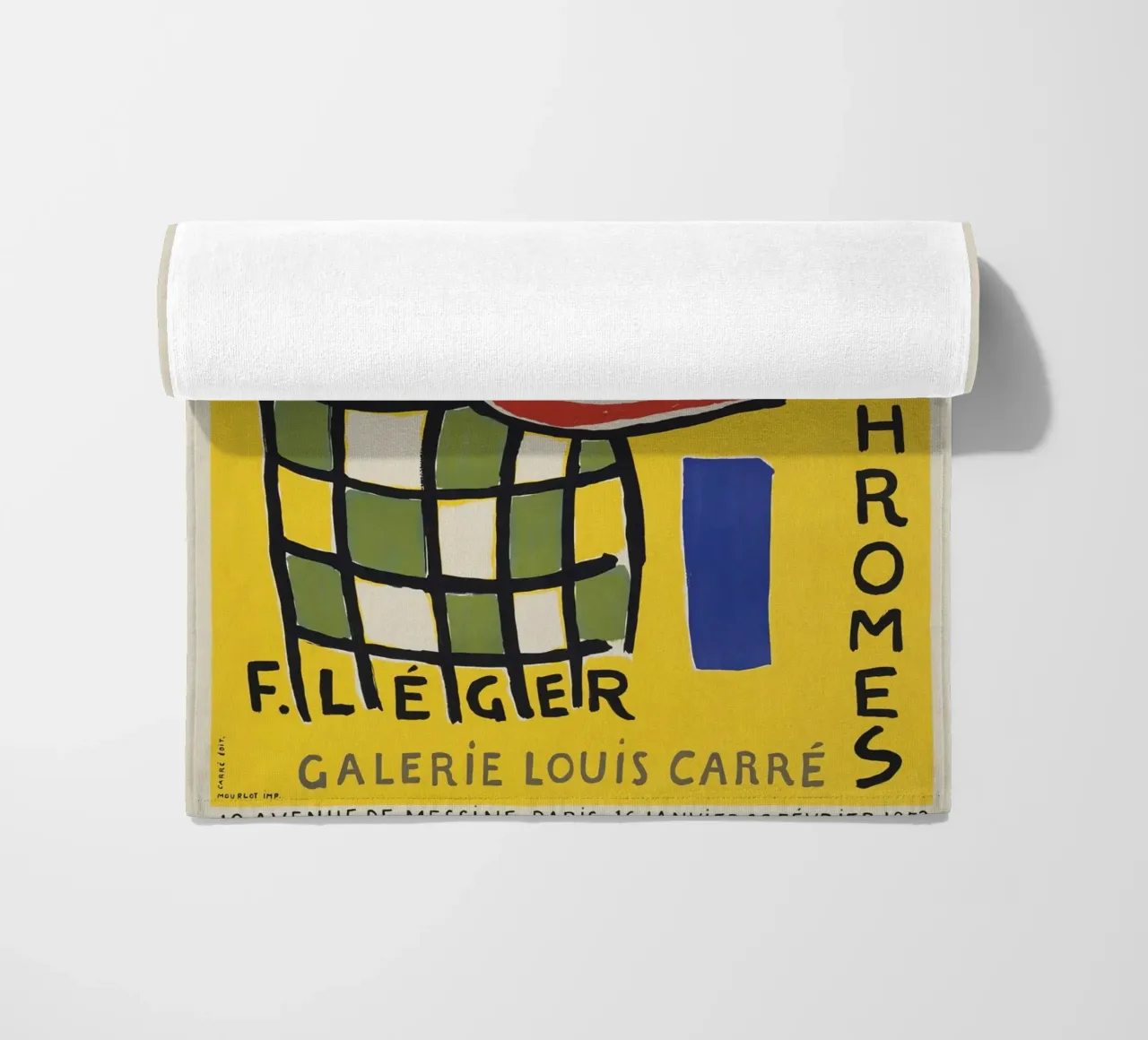 Fernand Léger: Manifesto della mostra Sculture policrome, Pop telo mare da NorwesClub