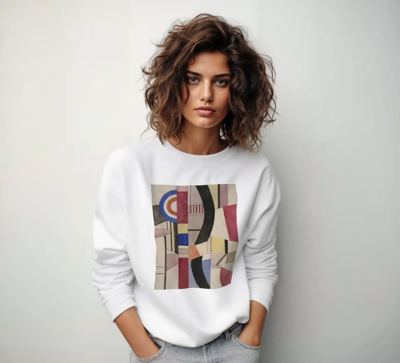 Fernand Léger: Study for The Disk, Cubist Abstract Masterpie sweatshirt by NorwesClub