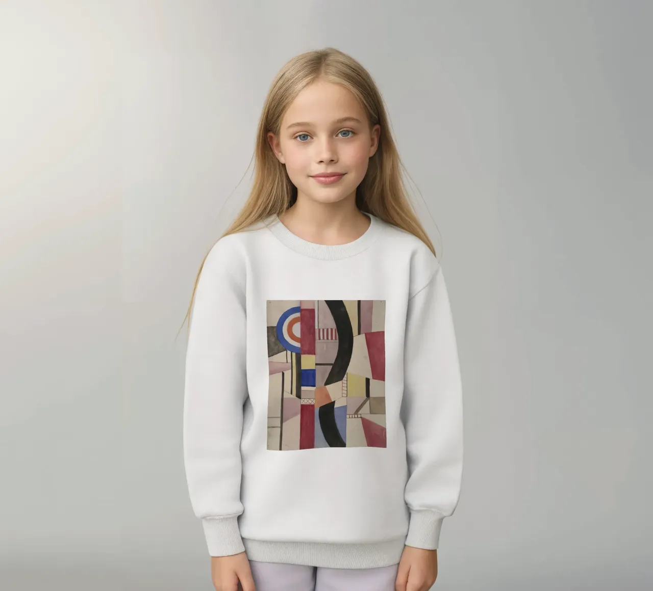Fernand Léger: Study for The Disk, Cubist Abstract Masterpie kids sweatshirt by NorwesClub