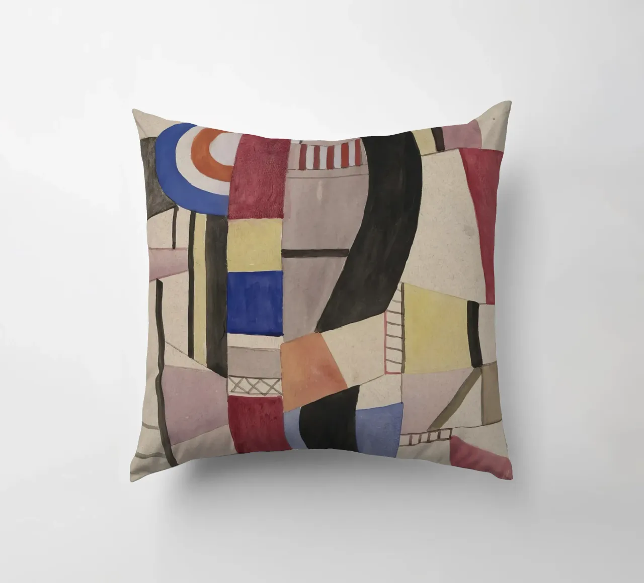 Fernand Léger: Studio per il disco, capolavoro astratto cubista cuscino da NorwesClub
