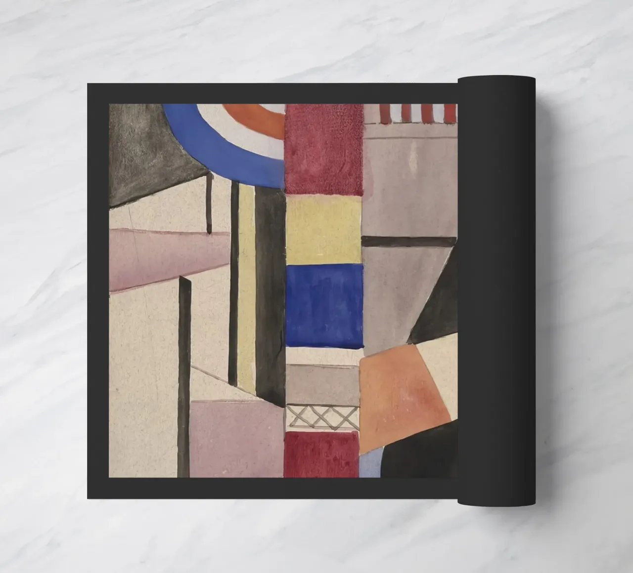 Fernand Léger: Study for The Disk, Cubist Abstract Masterpie doormat by NorwesClub