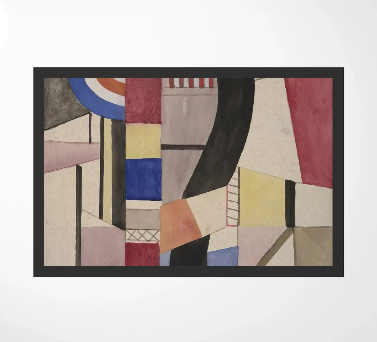Fernand Léger: Study for The Disk, Cubist Abstract Masterpie doormat by NorwesClub