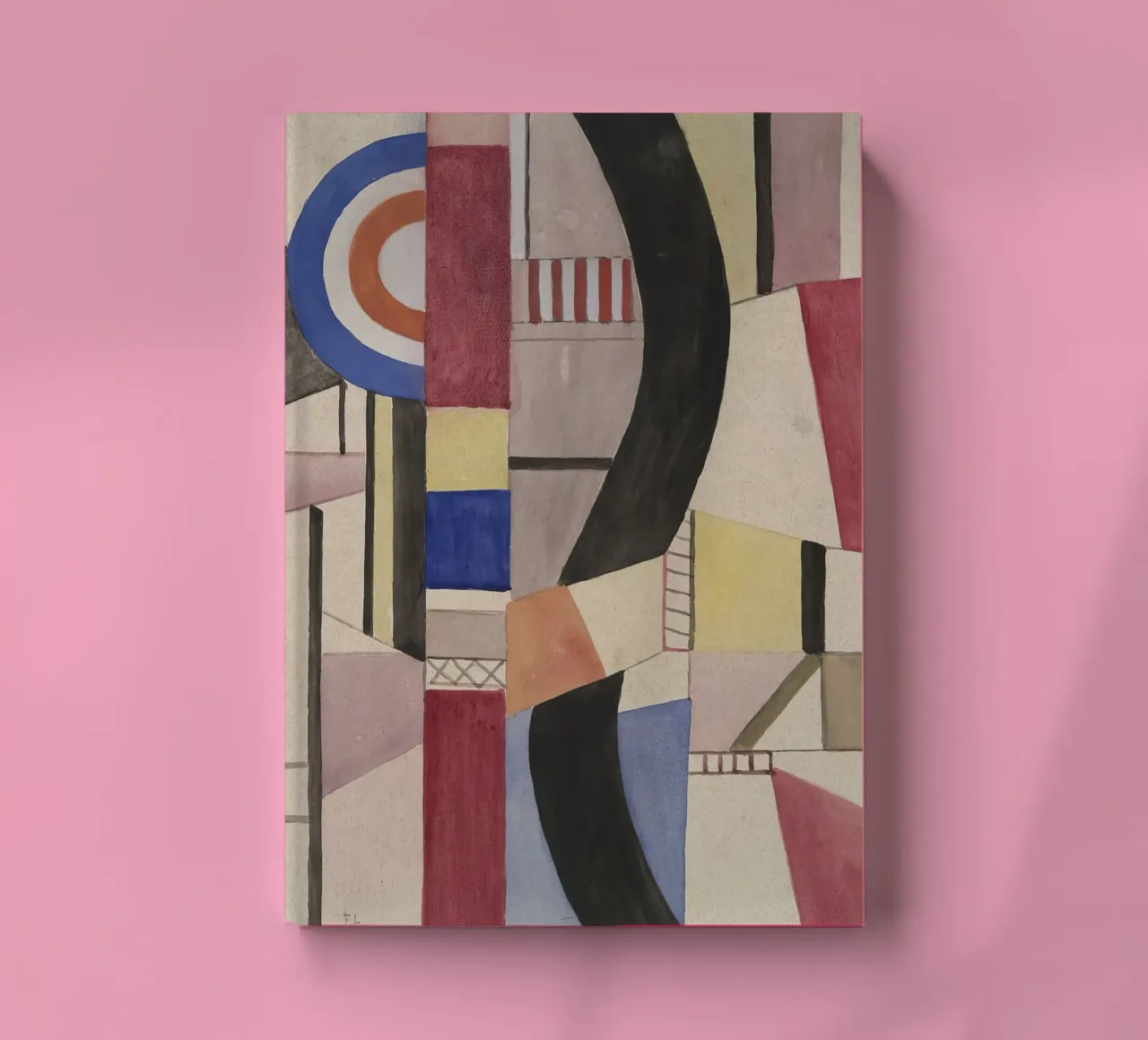 Fernand Léger: Study for The Disk, Cubist Abstract Masterpie notebook by NorwesClub