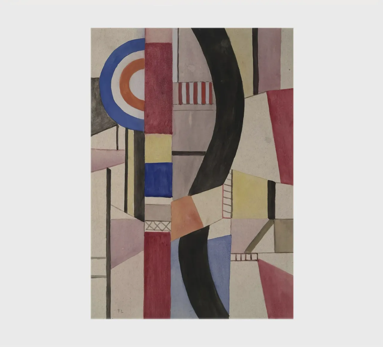 Fernand Léger: Study for The Disk, Cubist Abstract Masterpie notebook by NorwesClub