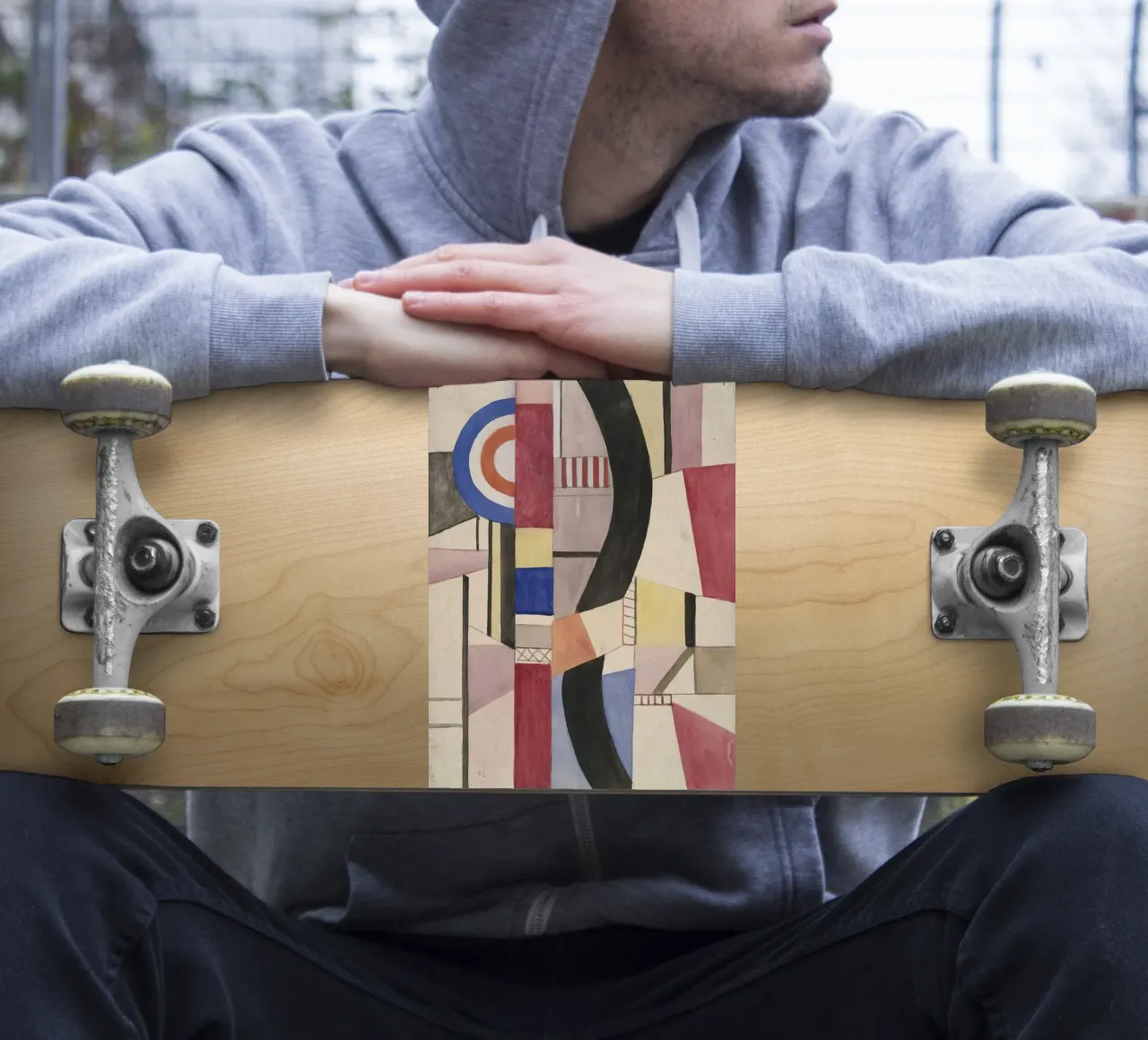 Fernand Léger: Study for The Disk, Cubist Abstract Masterpie sticker by NorwesClub