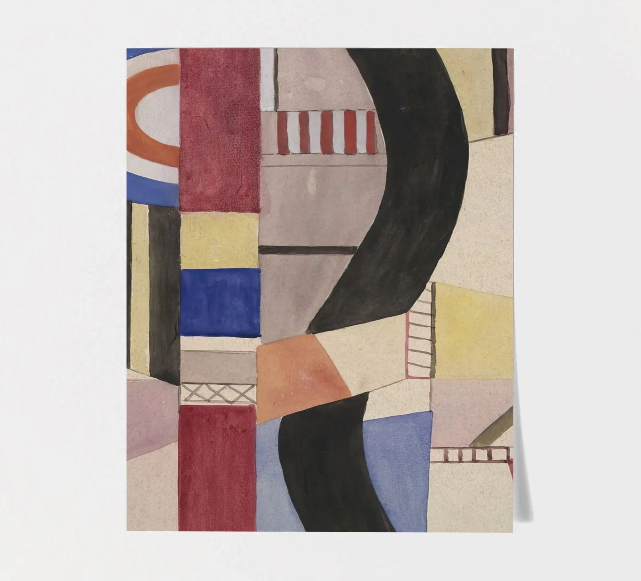 Fernand Léger: Study for The Disk, Cubist Abstract Masterpie sticker sheet by NorwesClub