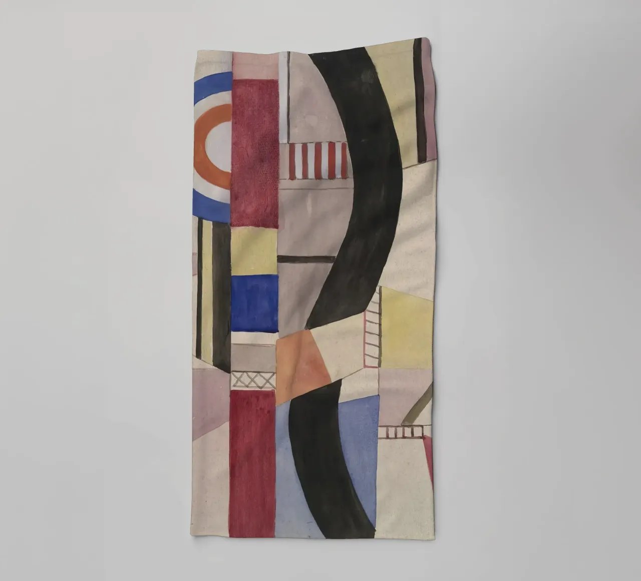 Fernand Léger: Study for The Disk, Cubist Abstract Masterpie towel by NorwesClub
