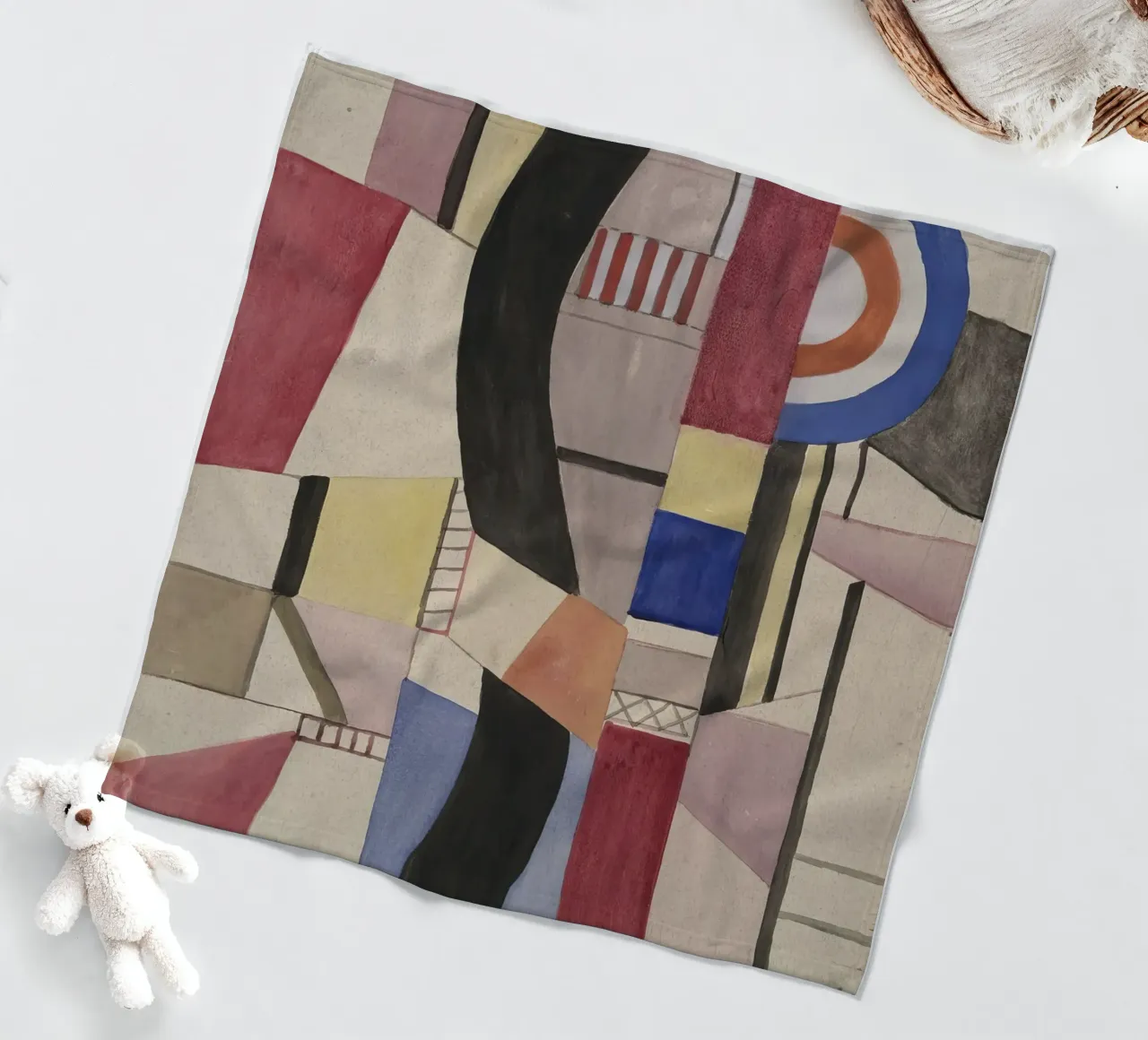 Fernand Léger : Étude pour le disque, chef-d'œuvre de l'abstraction cubiste plaid polaire de NorwesClub