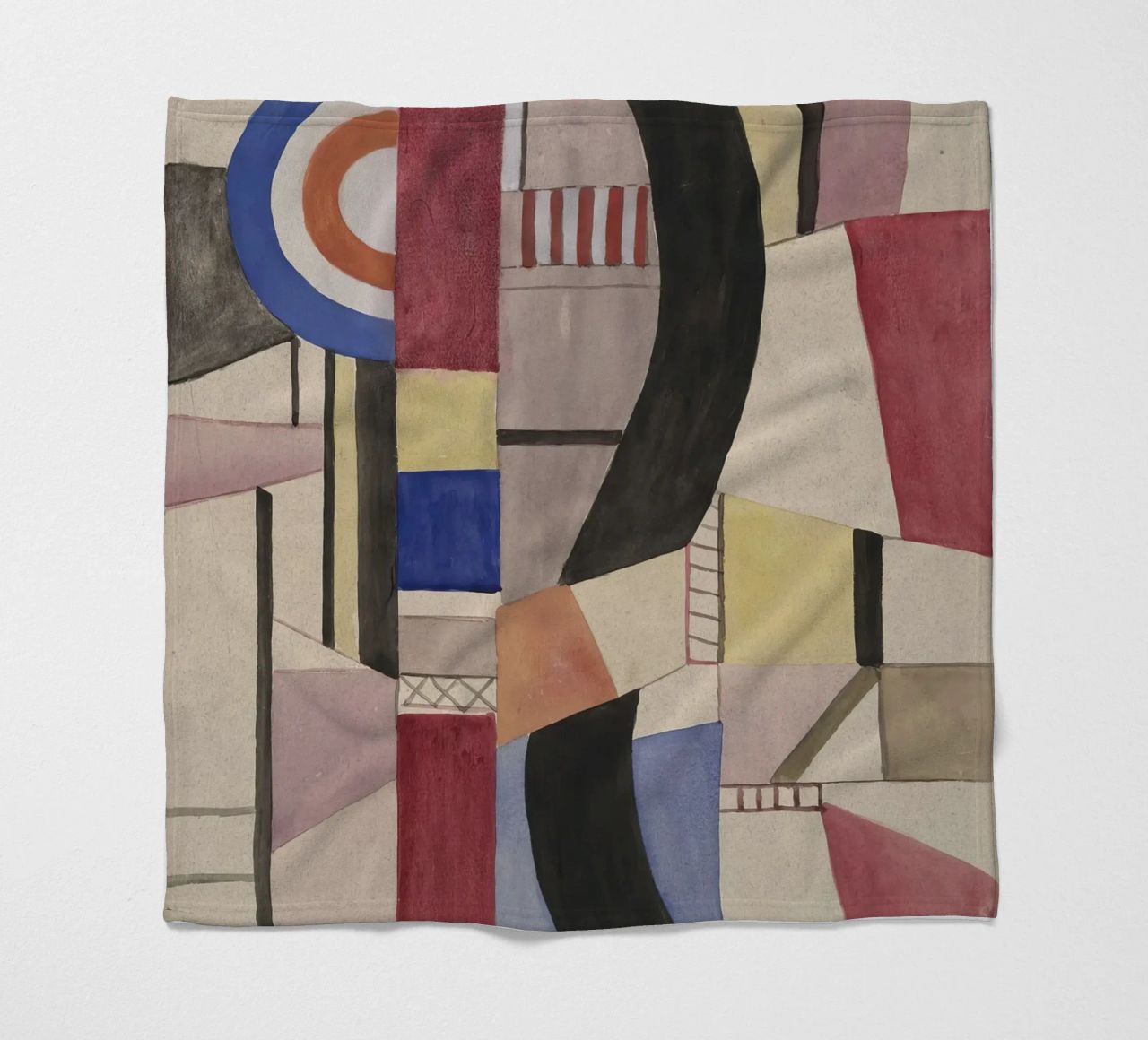 Fernand Léger: Study for The Disk, Cubist Abstract Masterpie fleece blanket by NorwesClub