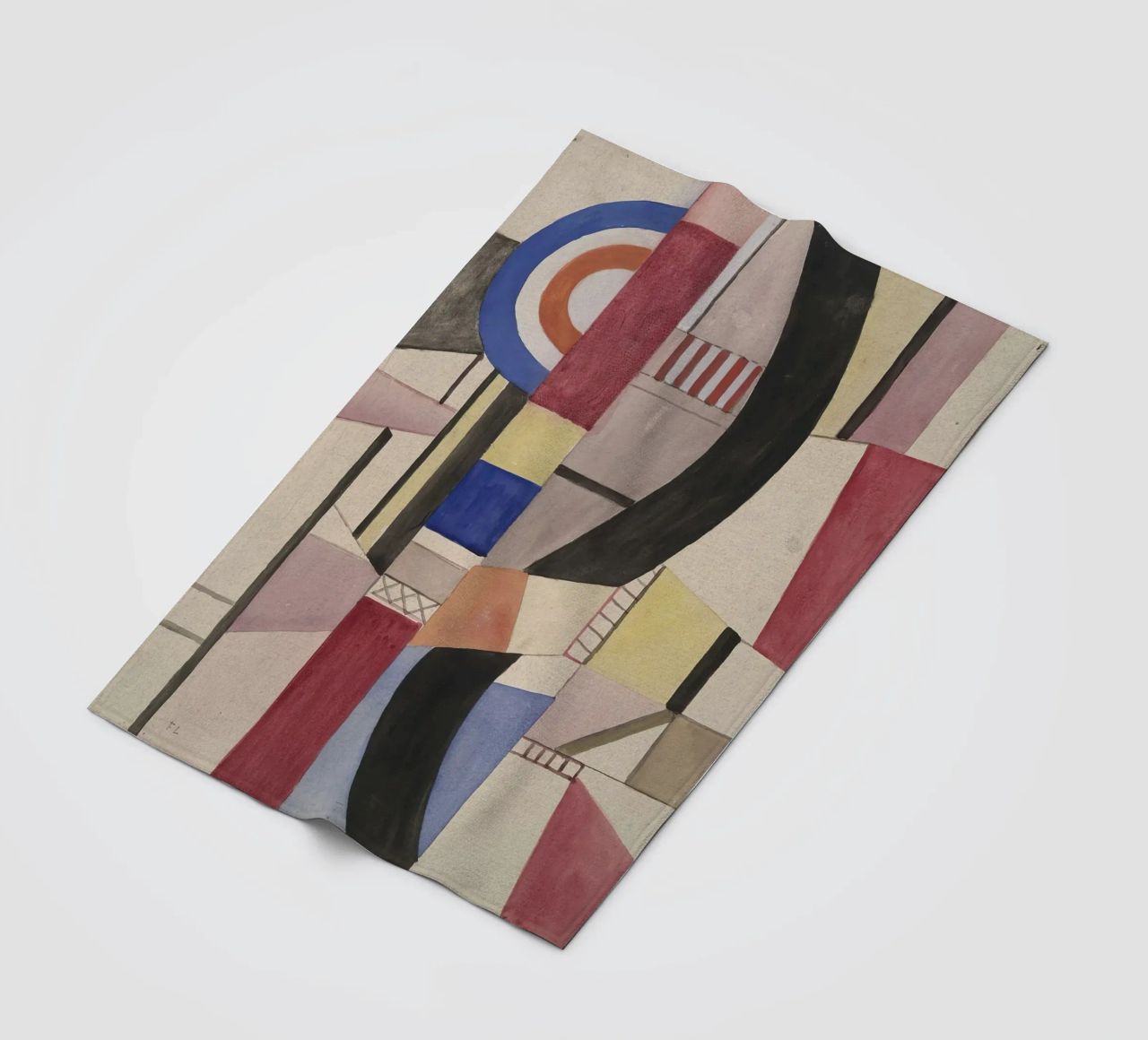 Fernand Léger: Study for The Disk, Cubist Abstract Masterpie fleece blanket by NorwesClub
