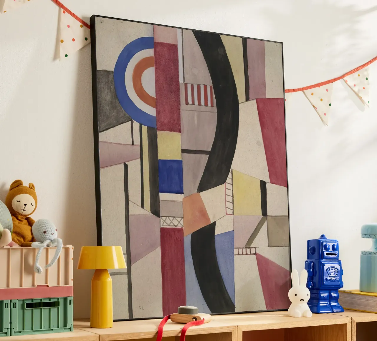 Fernand Léger: Study for The Disk, Cubist Abstract Masterpie alu-dibond by NorwesClub