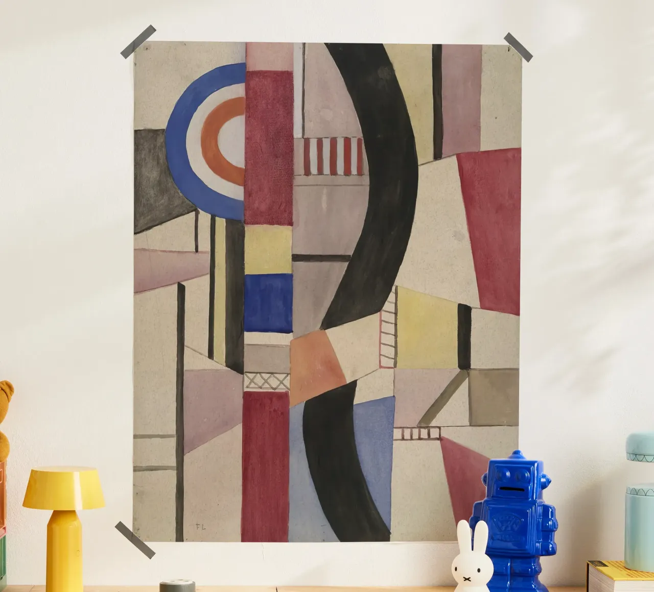 Fernand Léger: Study for The Disk, Cubist Abstract Masterpie hahnemühle by NorwesClub