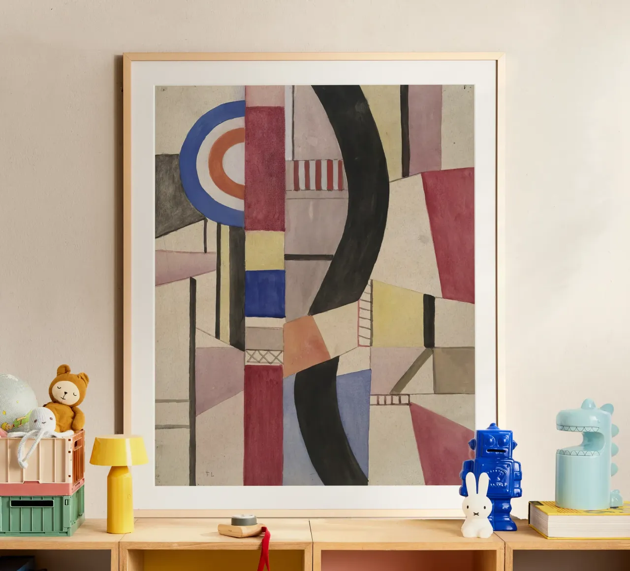 Fernand Léger: Study for The Disk, Cubist Abstract Masterpie hahnemühle by NorwesClub