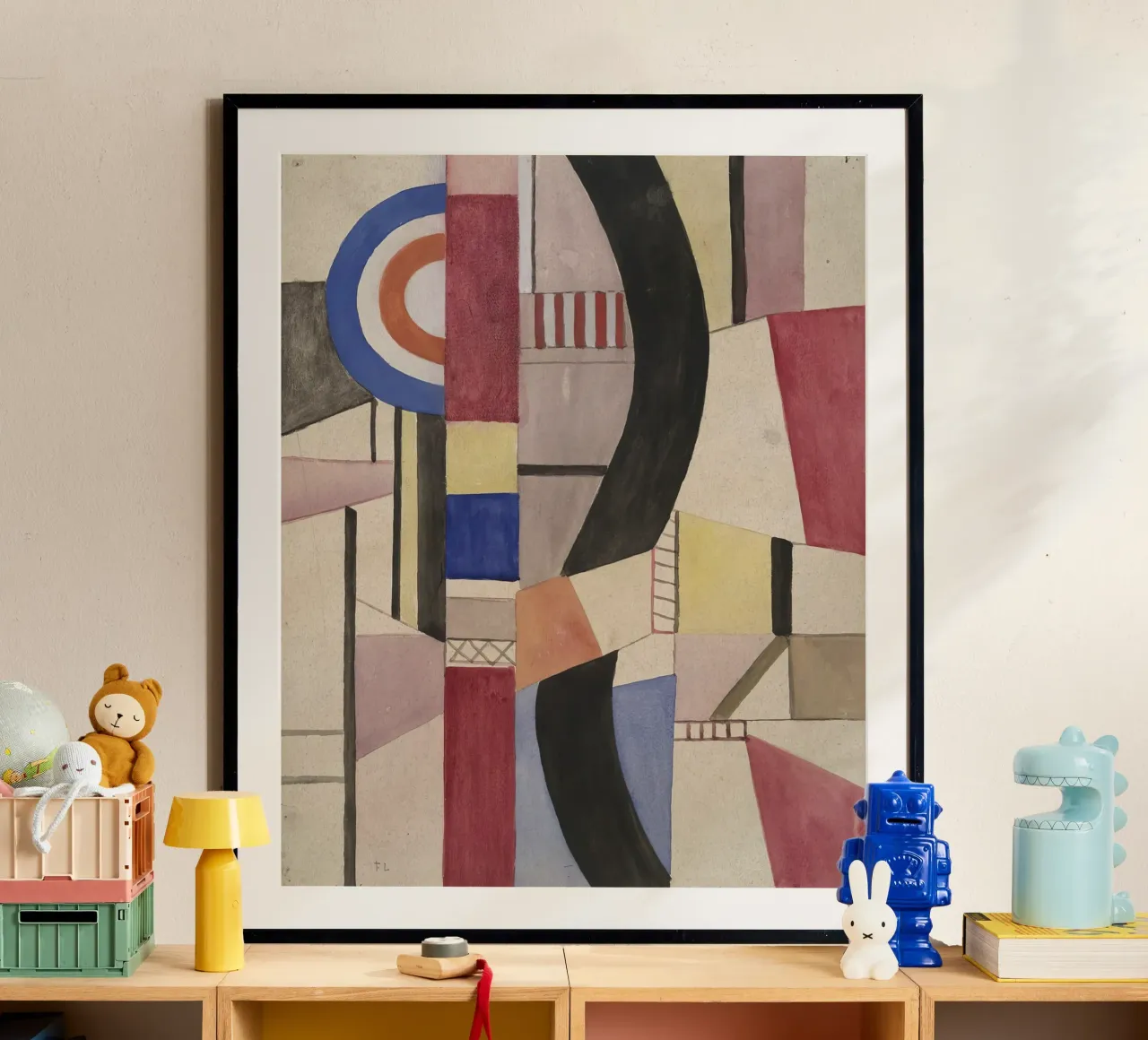 Fernand Léger: Study for The Disk, Cubist Abstract Masterpie poster by NorwesClub