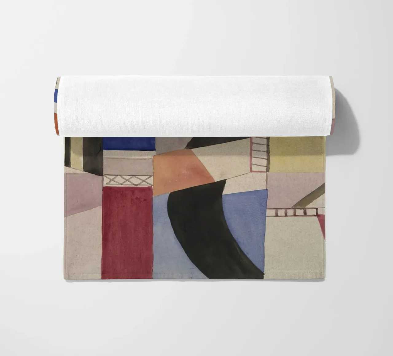 Fernand Léger: Study for The Disk, Cubist Abstract Masterpie beach towel by NorwesClub