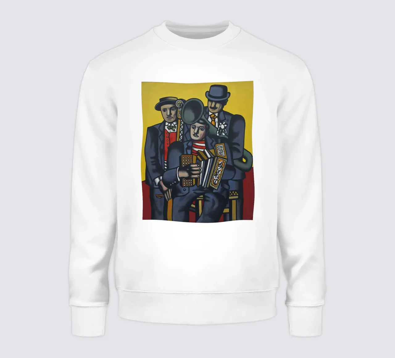 Fernand Léger : Les trois musiciens, maître cubiste de la figuration sweat de NorwesClub