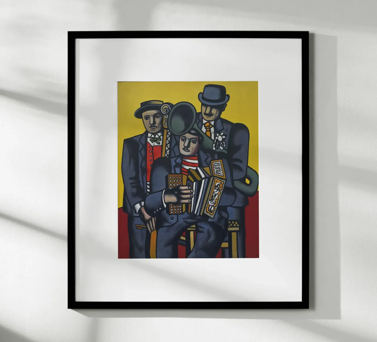 Fernand Léger: The Three Musicians, Cubist Figurative Master hahnemühle by NorwesClub
